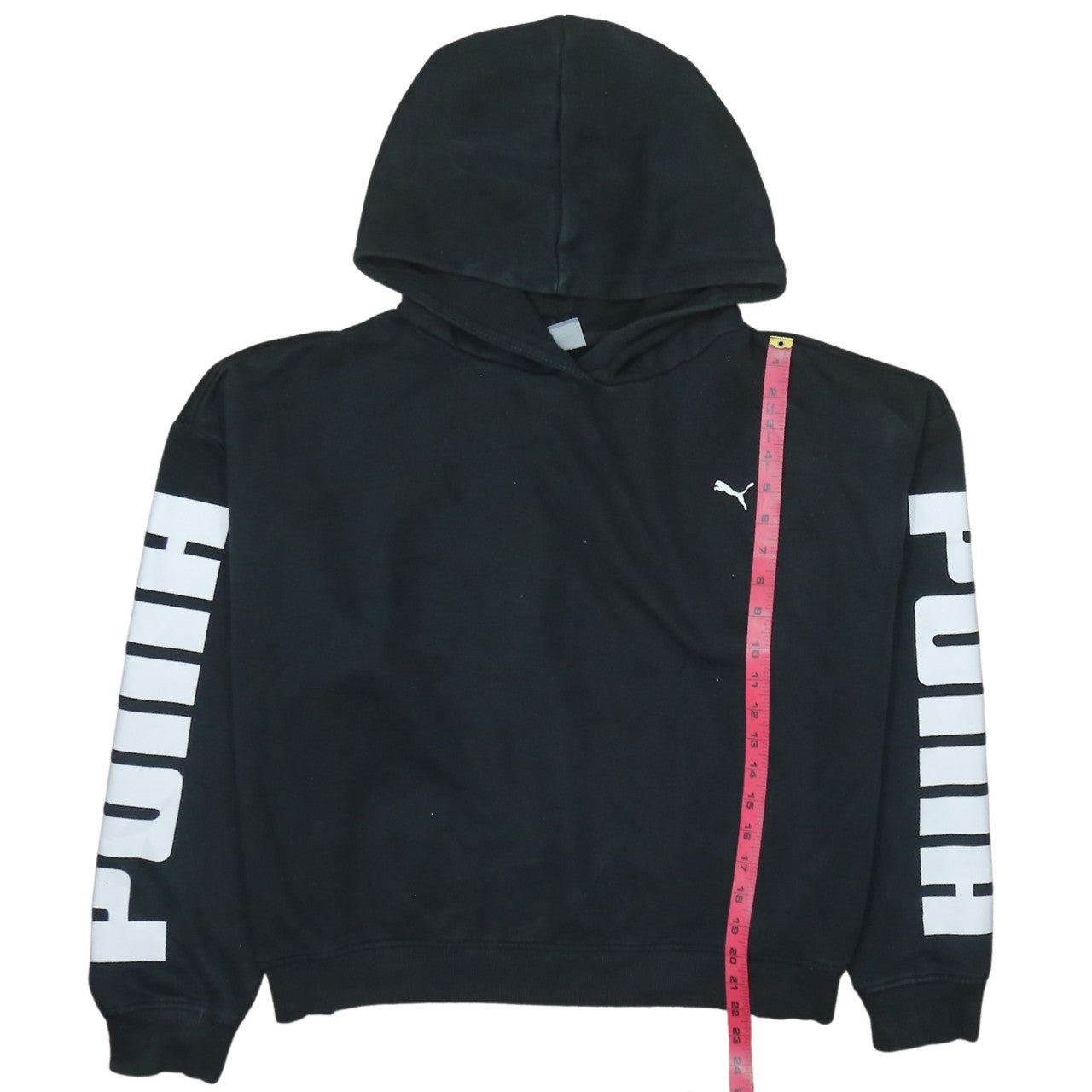 Puma Women's Black Hoodie XL Pullover Hooded Sweatshirt