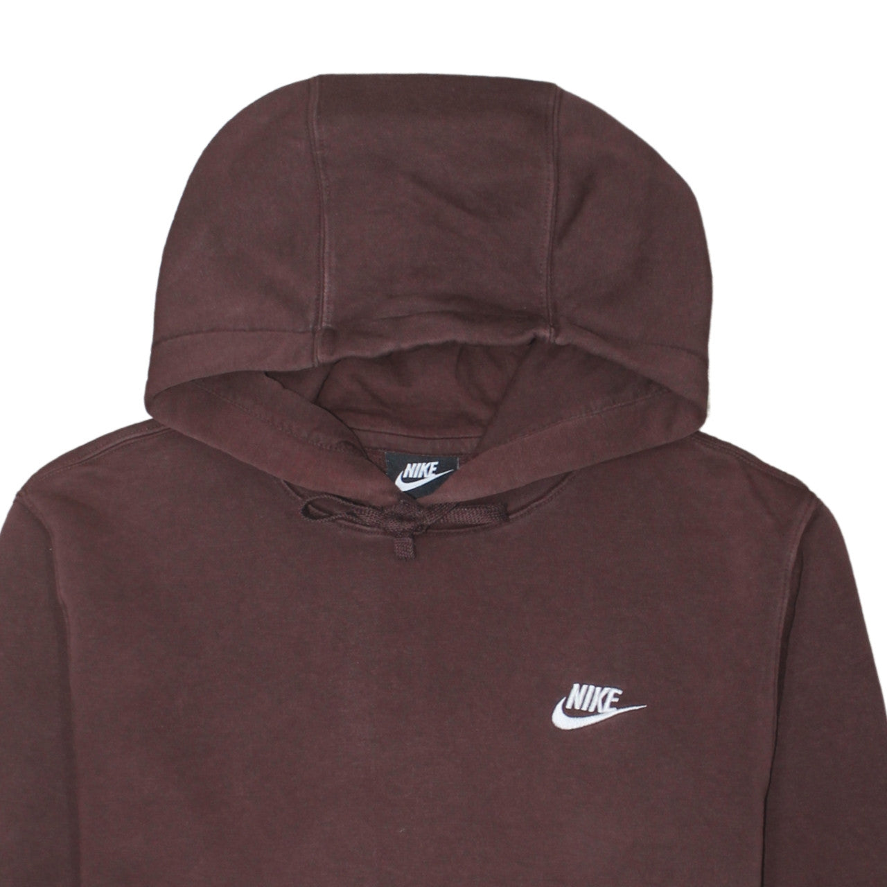 Nike Women’s Burgundy Pullover Hoodie Small Cotton Blend Fleece Sweatshirt