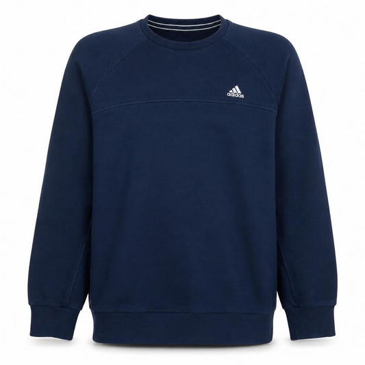 Adidas Men’s Blue Climalite Crew Neck Sweatshirt M Regular Fit