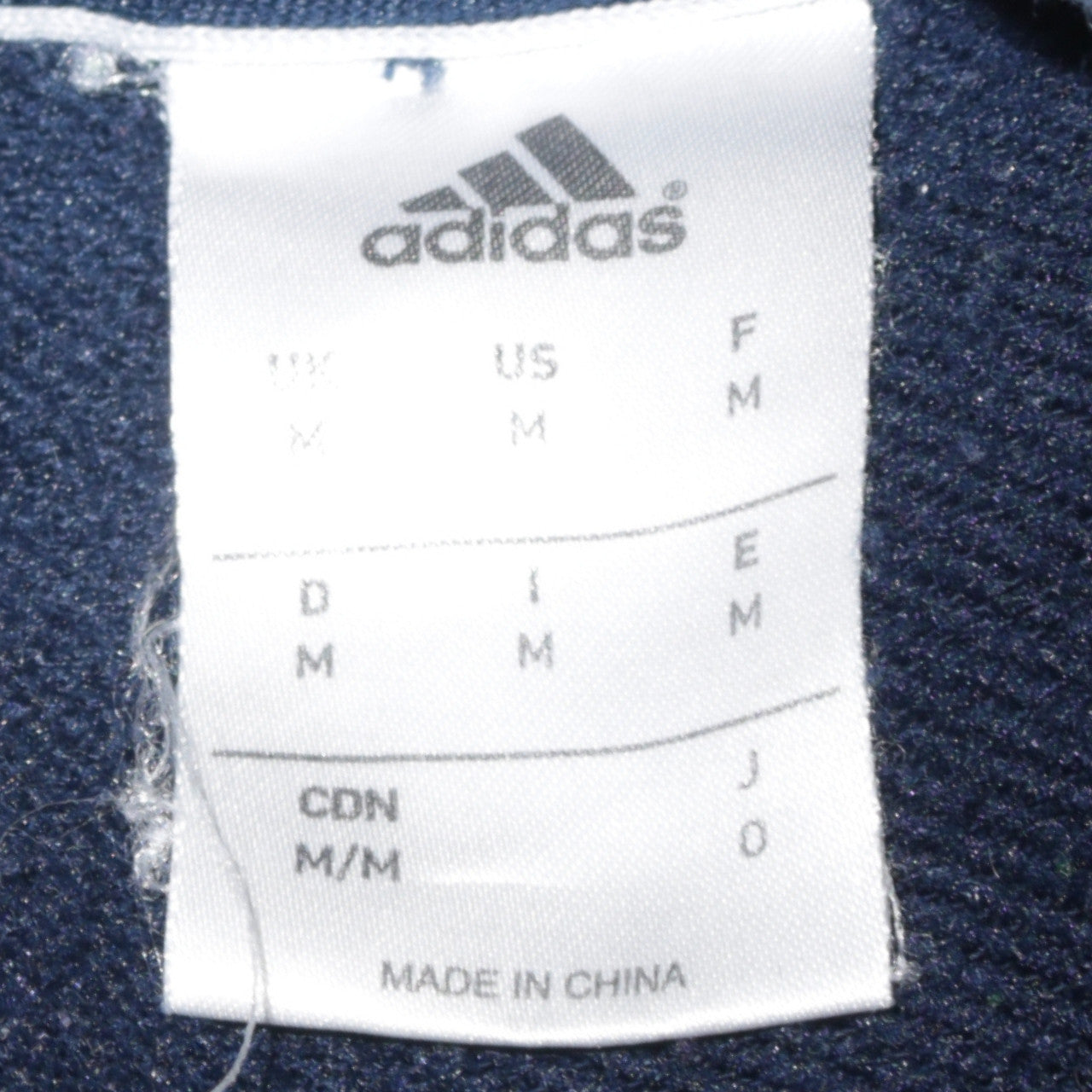 Adidas Men’s Blue Climalite Crew Neck Sweatshirt M Regular Fit