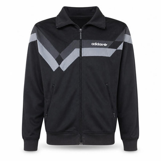 Adidas Men's Black Full Zip Collared Sweatshirt S