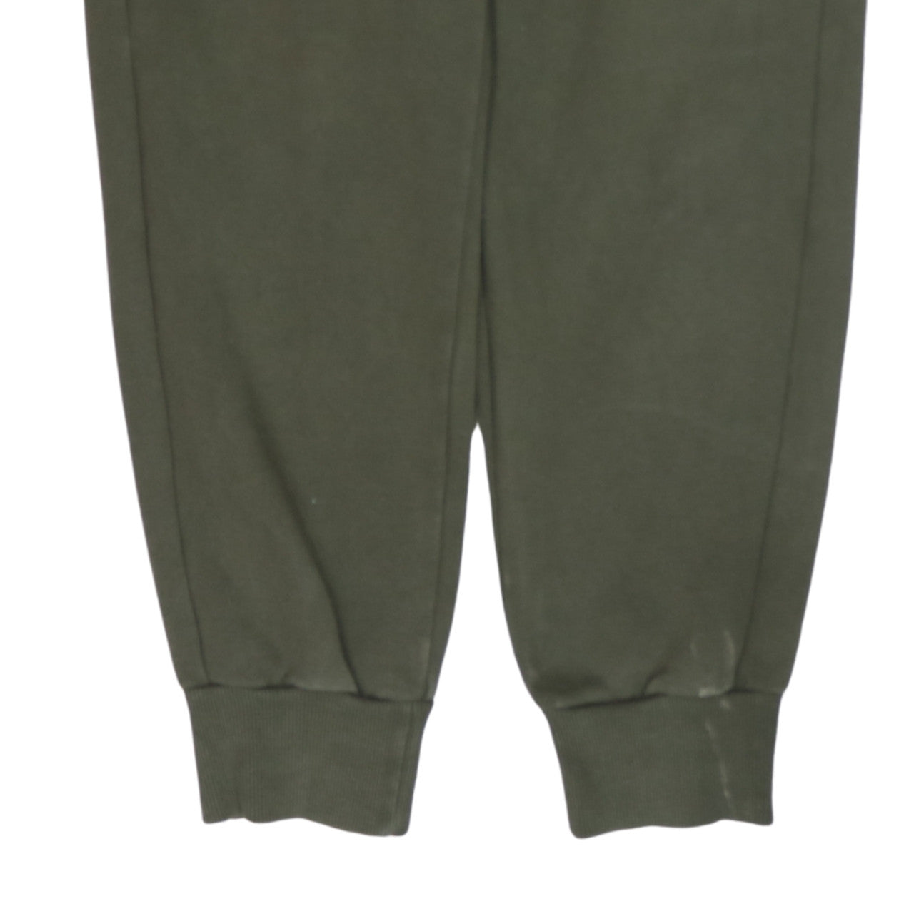 Puma Mens Green Jogger Sweatpants M Elastic Waist Fleece Lined