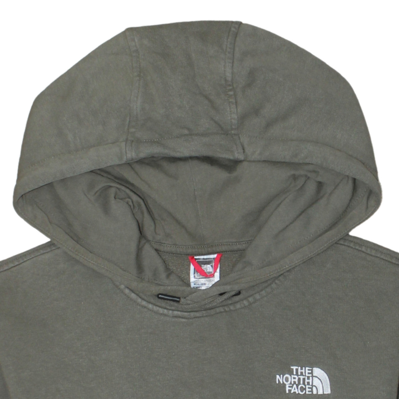 The North Face Womens S Khaki Pullover Hoodie Cotton Blend