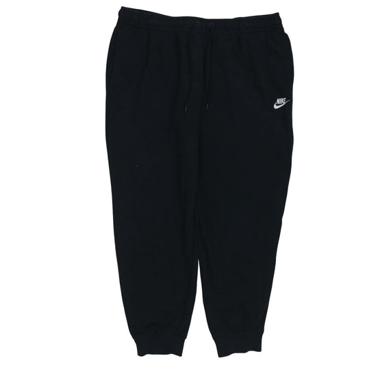 Nike Men's Black XL Fleece Jogger Sweatpants with Drawstring Waist
