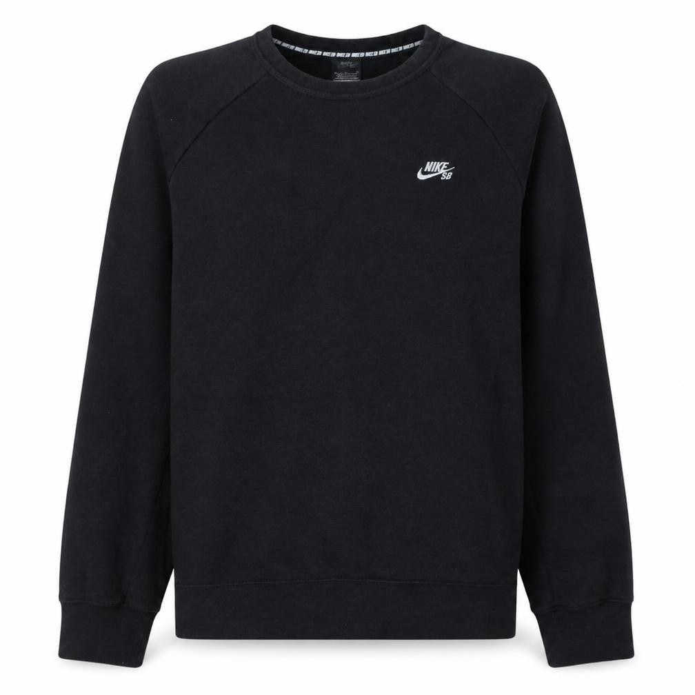 Nike SB Men's Black M Pullover Sweatshirt Fleece Logo Crew Neck