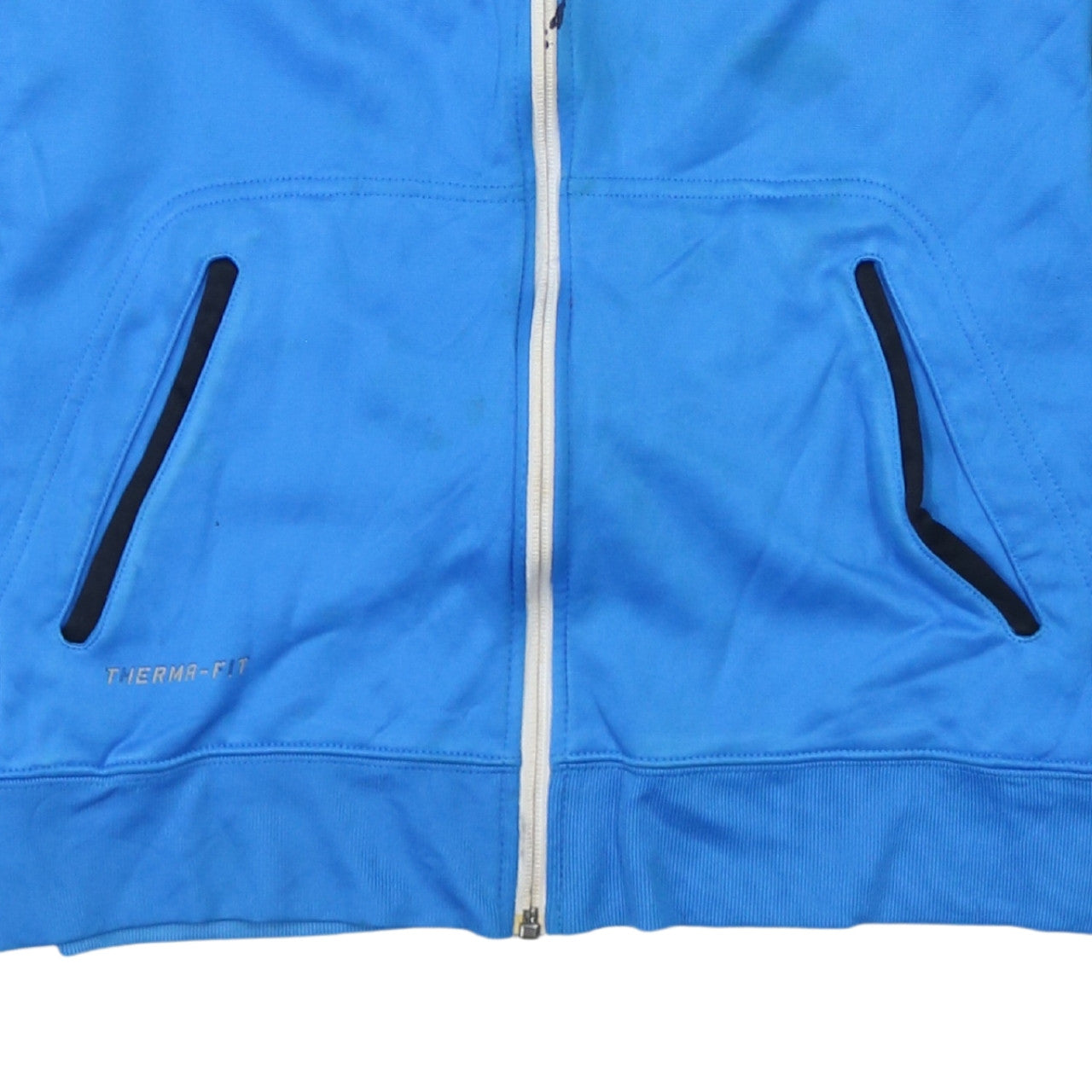 Nike Mens Blue Therma-Fit Full Zip Hoodie Size M