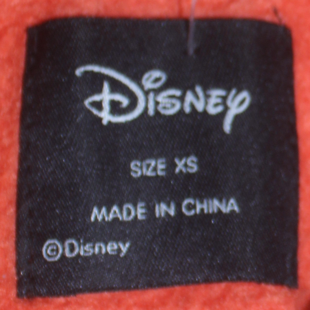 Disney Womens Orange Mickey Mouse Pullover Hoodie Dress XS