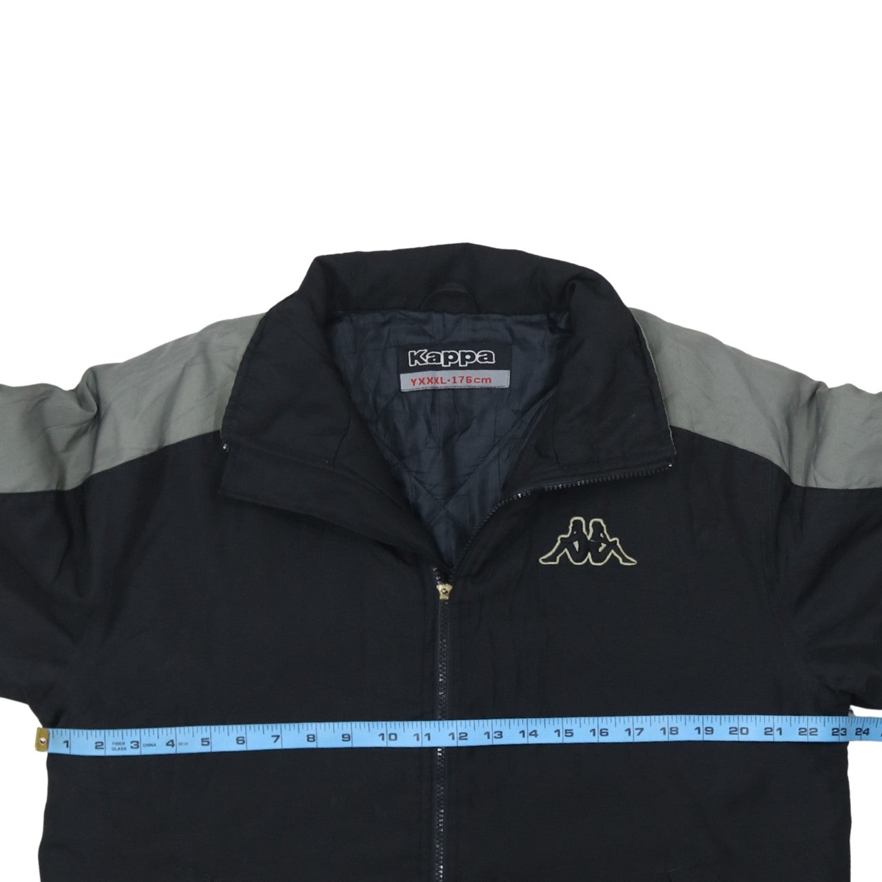 Kappa Men's Black M Basic Sports Jacket Full Zip Polyester