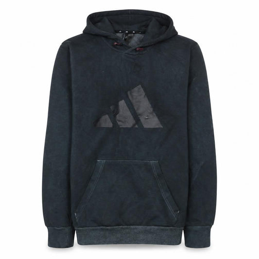Adidas Men's Black Pullover Hoodie M Sports Logo Fleece