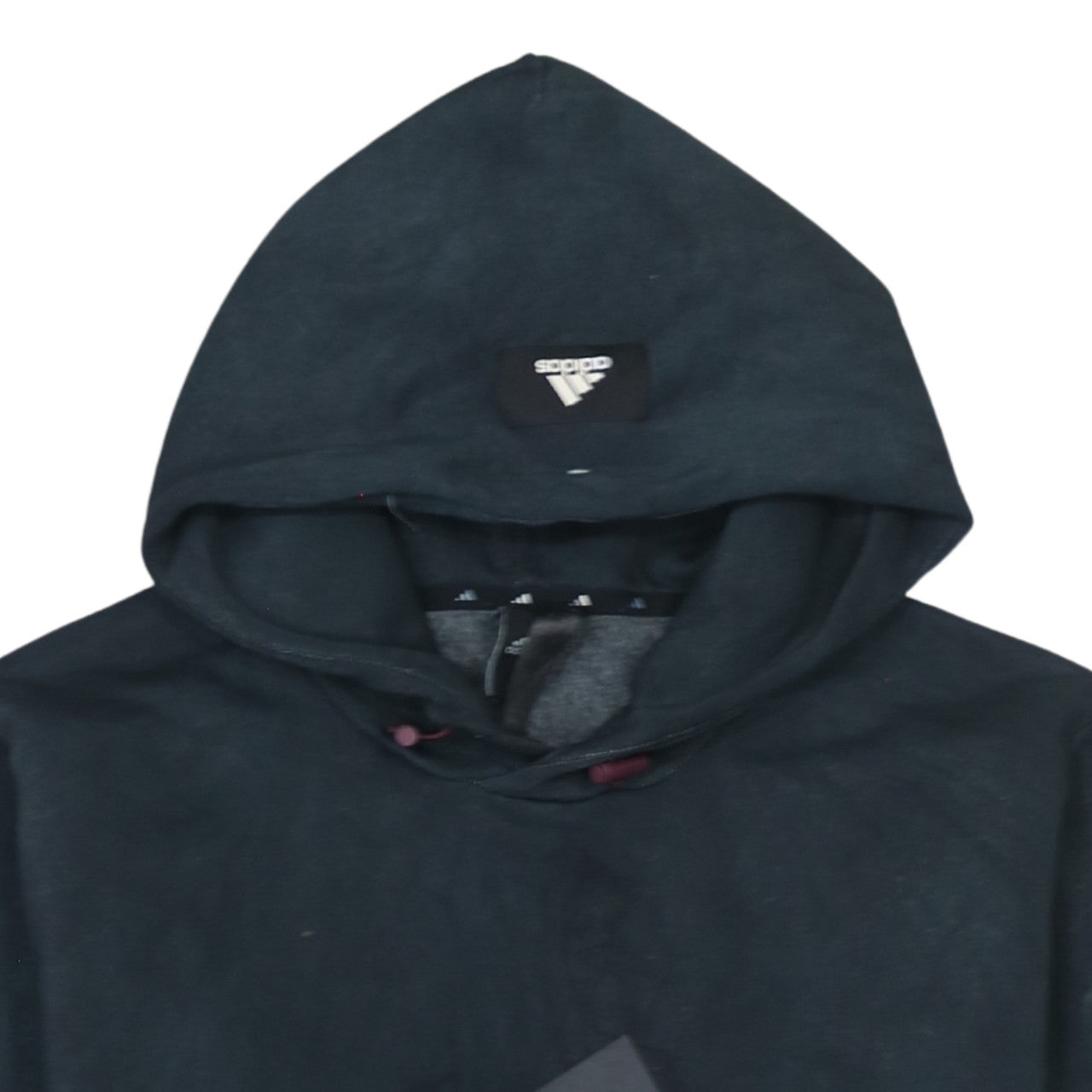 Adidas Men's Black Pullover Hoodie M Sports Logo Fleece