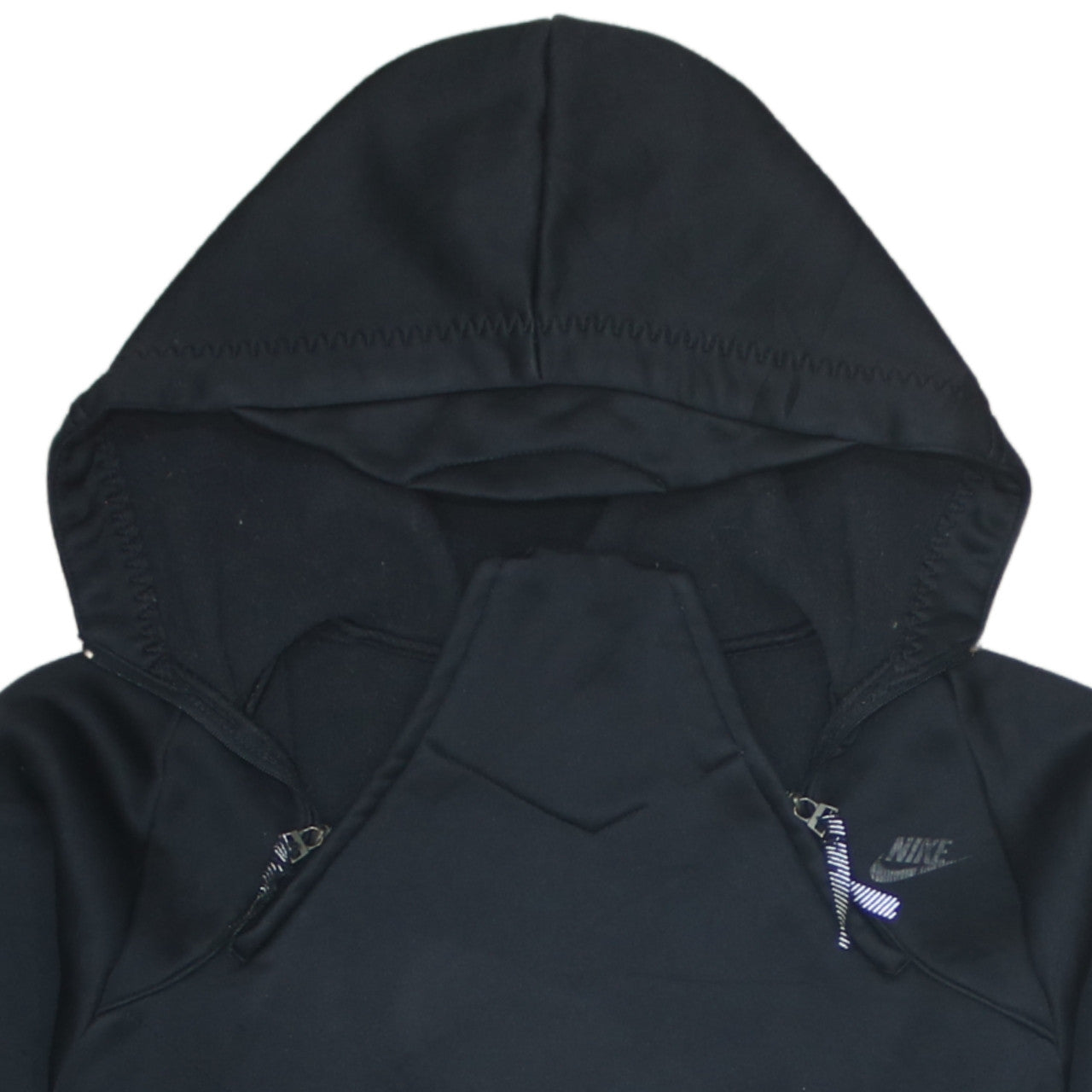 Nike Men's Black Pullover Fleece Hoodie Small Regular Fit