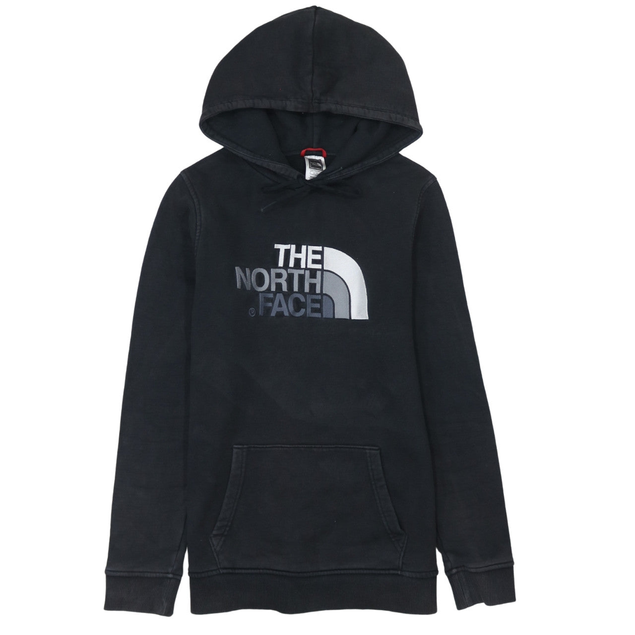 The North Face Boys Black XL Pullover Hoodie 100% Cotton Lined Logo Casual