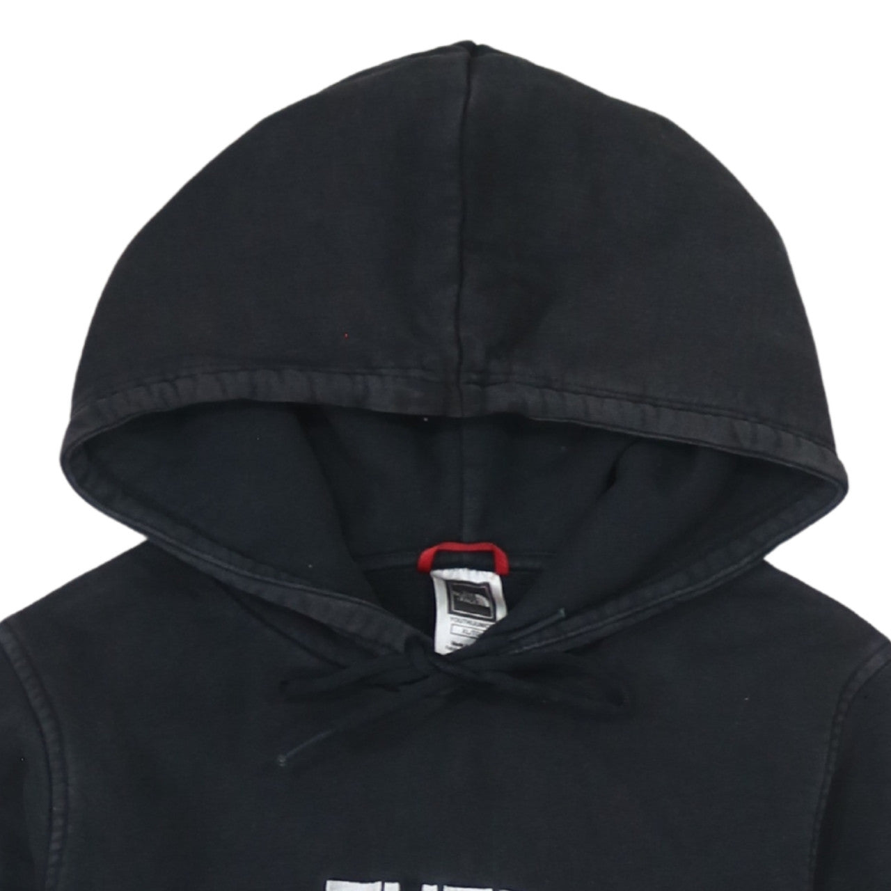 The North Face Boys Black XL Pullover Hoodie 100% Cotton Lined Logo Casual