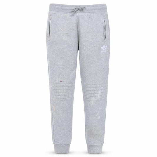 adidas Boys Grey Jogger Sweatpants 13-14 Years Regular Fit Fleece Trousers