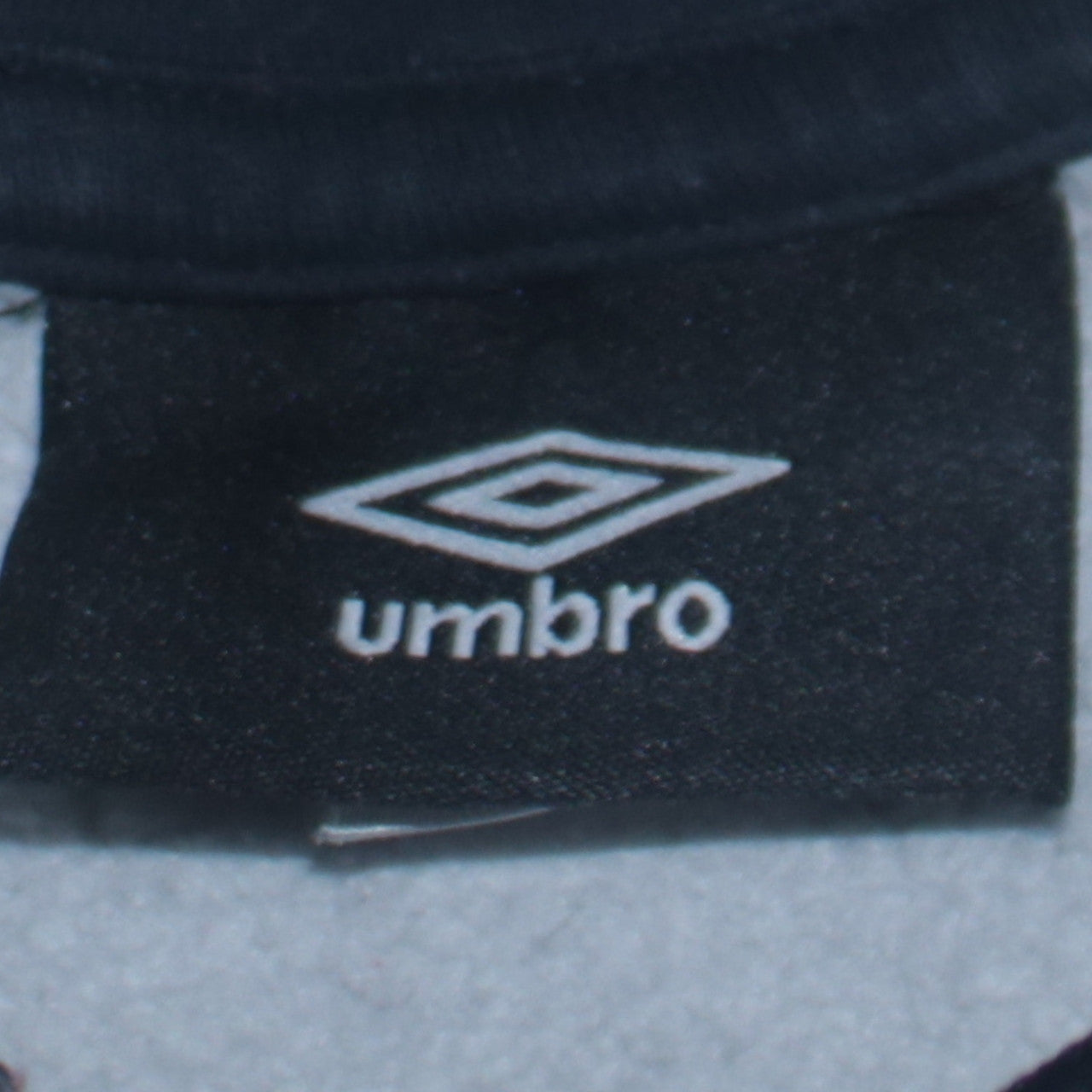 Umbro Mens Grey Pullover Hoodie L Sports Logo Hooded Sweatshirt