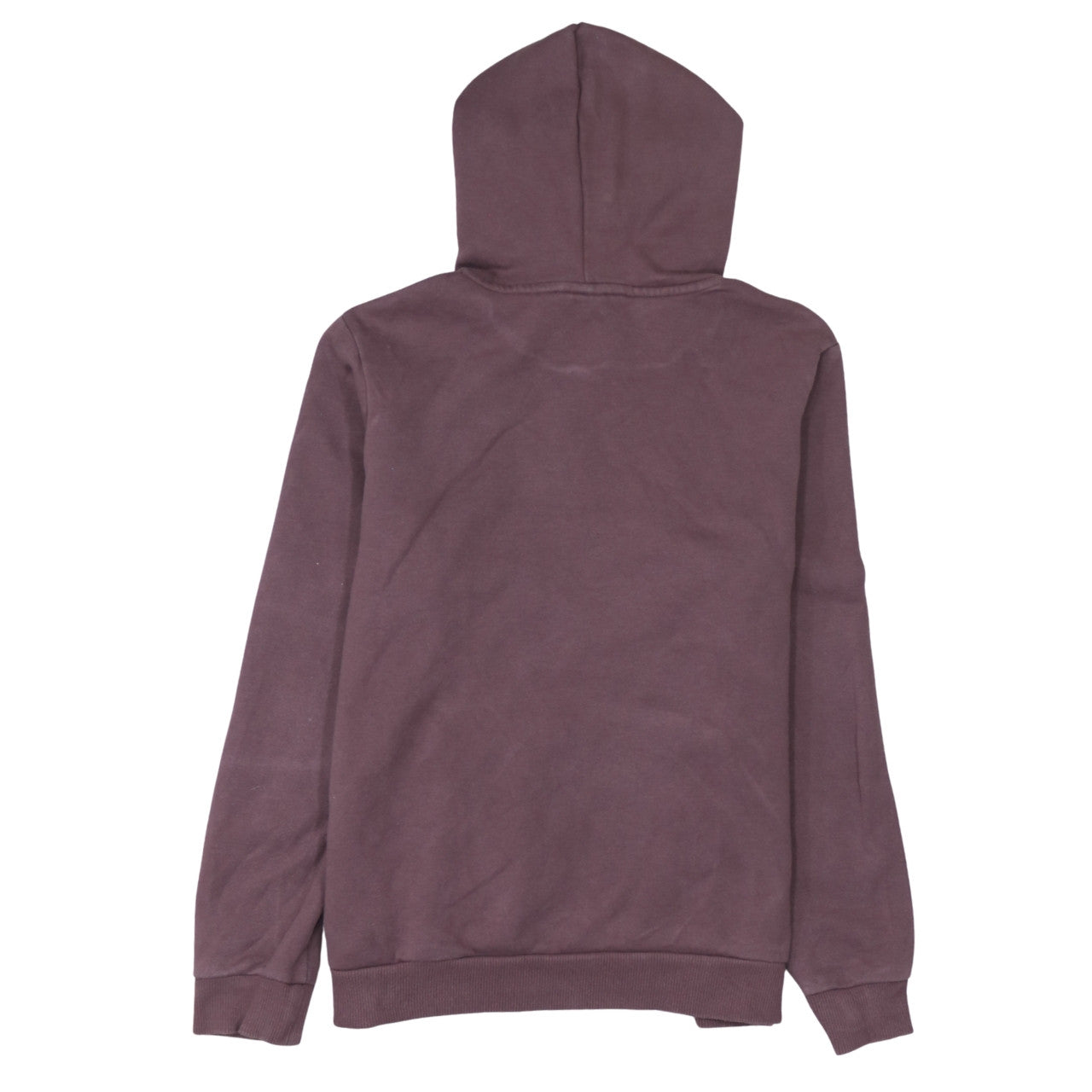 Puma Womens Burgundy Hoodie Large Pullover Cotton Blend Casual