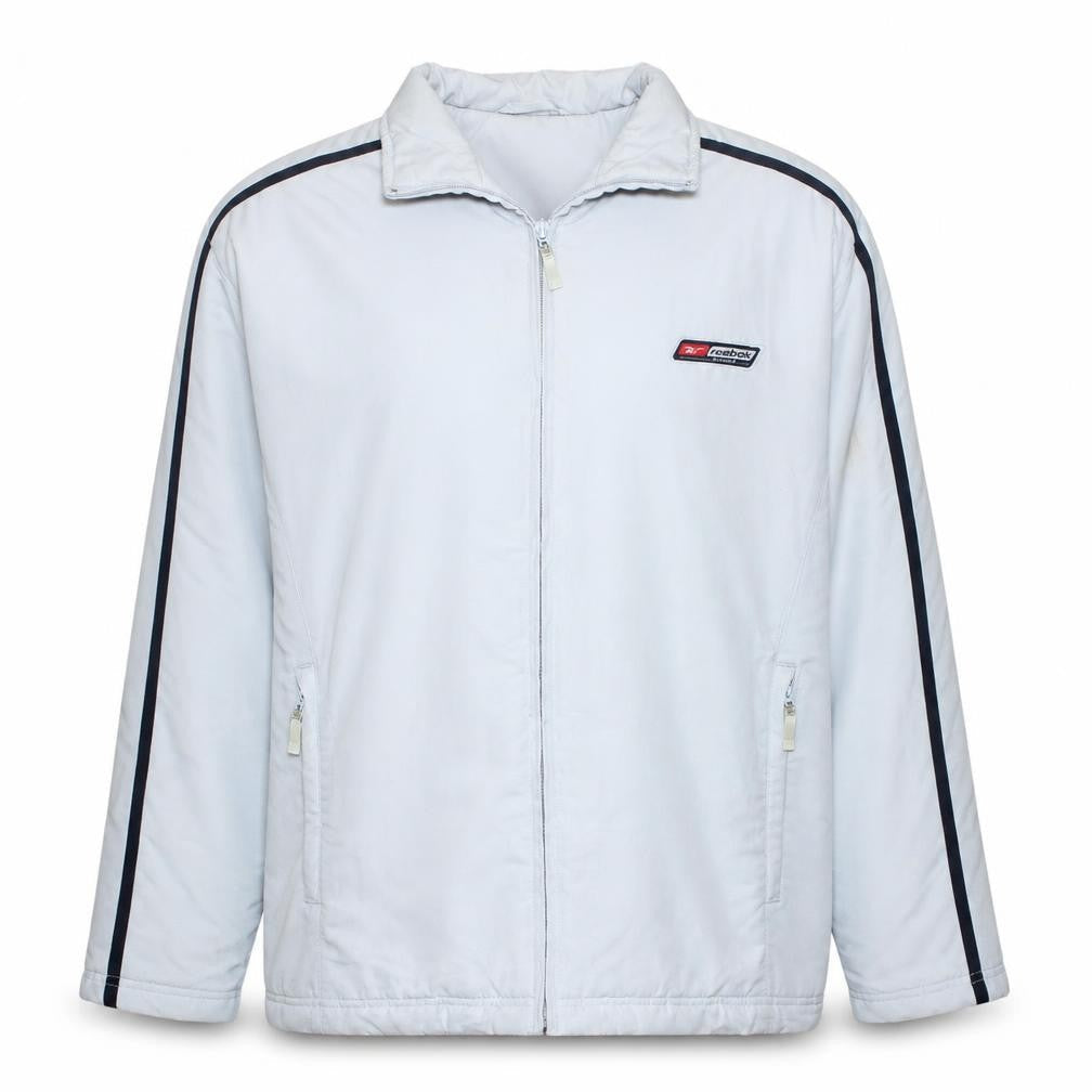 Reebok Women Grey Size 16 Sport Zip Up Lined Jacket