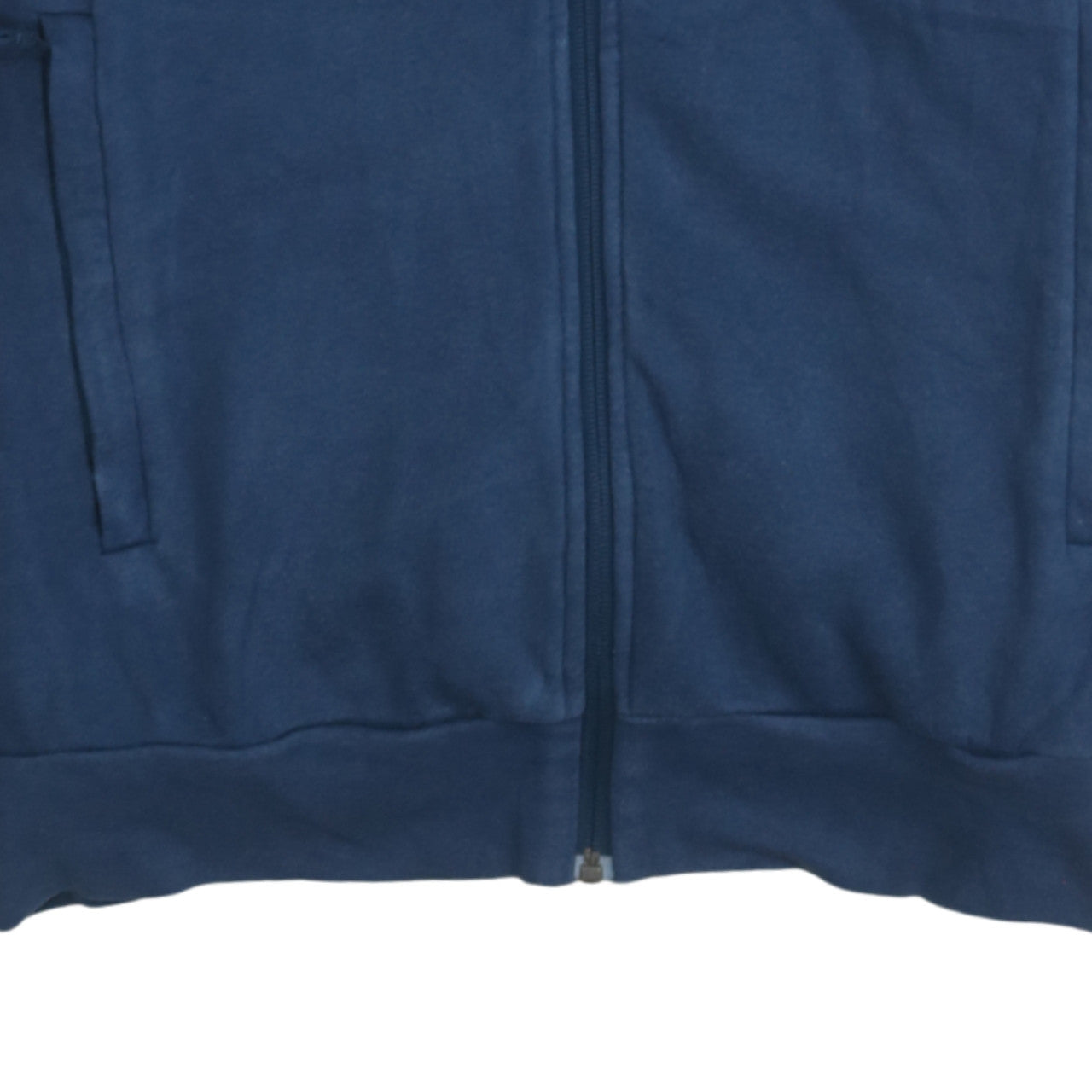 Adidas Boys Blue Full Zip Hoodie S Rugby Logo Fleece Sweatshirt