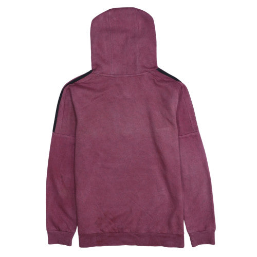 Adidas Boys Purple Fleece Pullover Hoodie 13-14 Years Hooded Sweatshirt