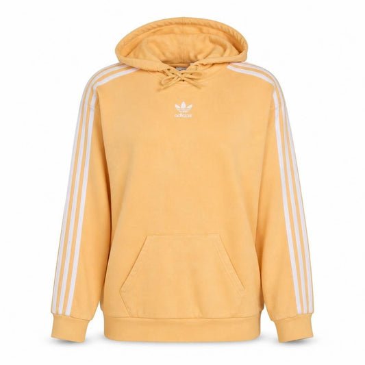 Adidas Women’s Yellow Hooded Pullover Sweatshirt Size 10 UK