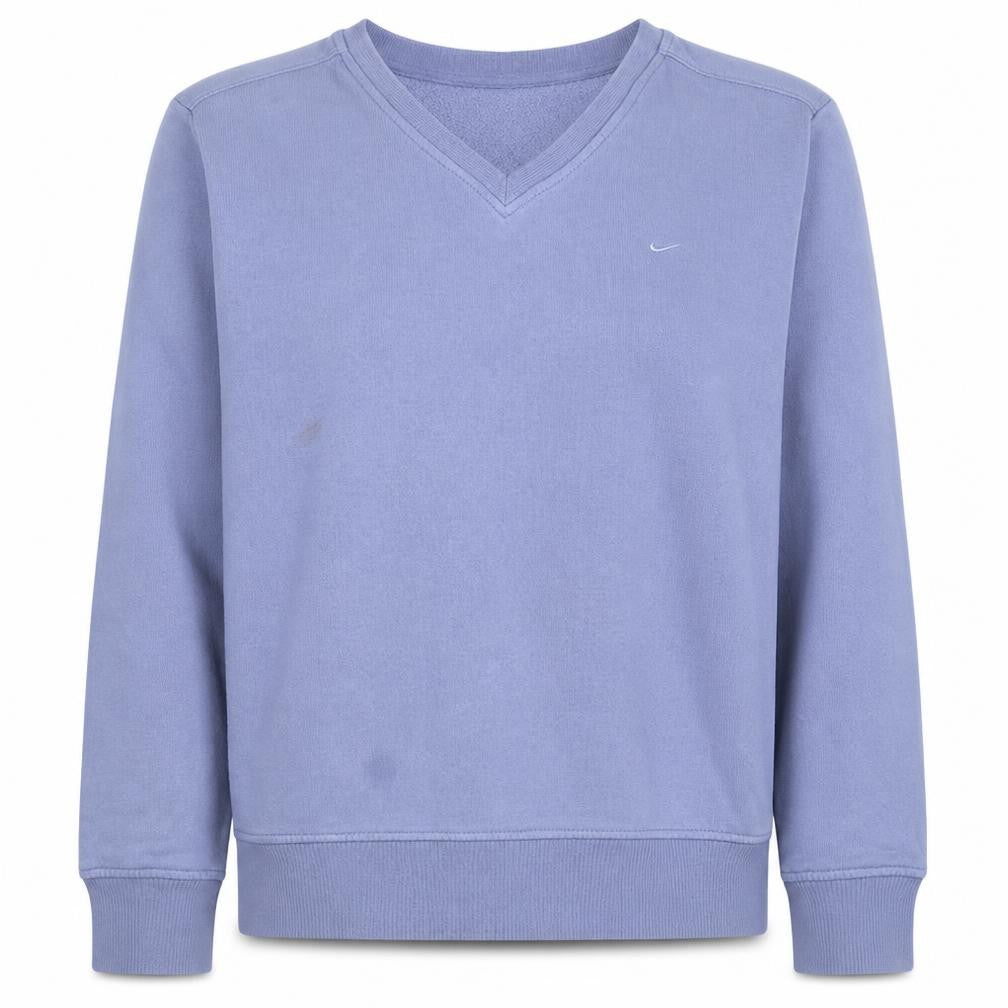 Nike Womens Purple V-Neck Pullover Sweatshirt Size M