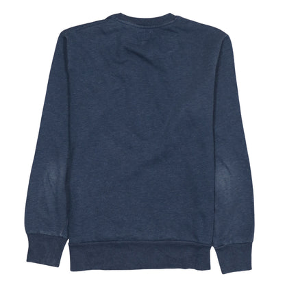 Levi's Men's Blue Crew Neck Logo Pullover Sweatshirt Size S