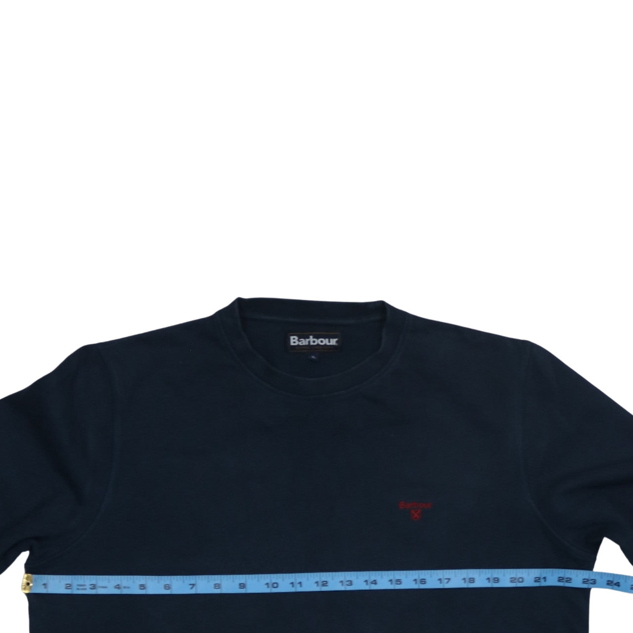 Barbour Men's Blue Cotton Crew Neck Pullover Sweatshirt Size L