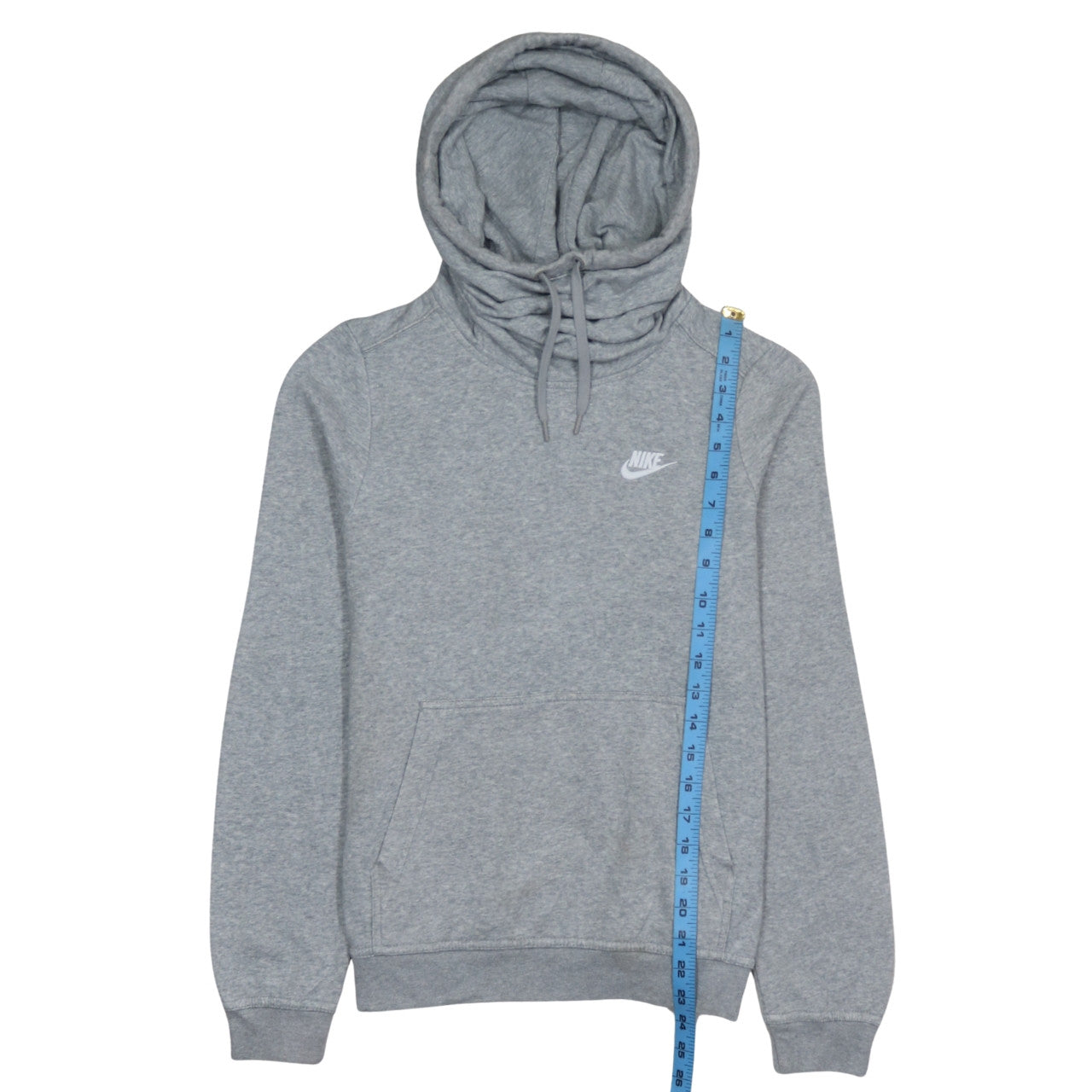 Nike Men's Grey Pullover Hoodie Small Regular Fit Sportswear