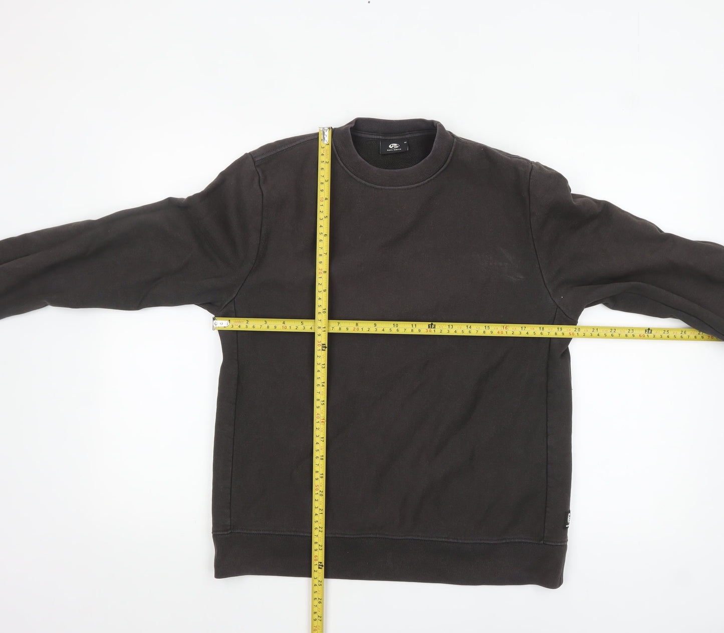 Paul Smith Men's Black Cotton Crew Neck Pullover Sweatshirt M