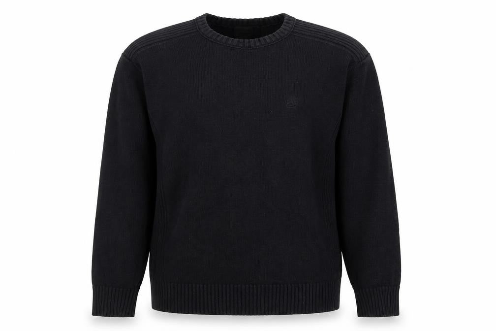 Timberland Men’s Black Cotton Crew Neck Jumper Size L