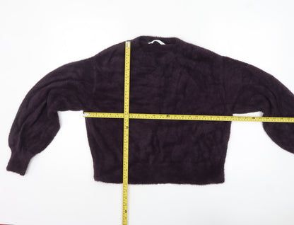 Marks & Spencer Women’s Purple Knit Long Sleeve Pullover Jumper M