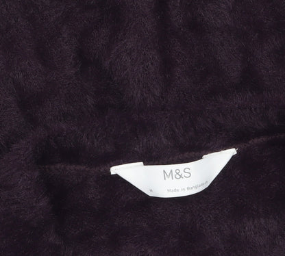 Marks & Spencer Women’s Purple Knit Long Sleeve Pullover Jumper M