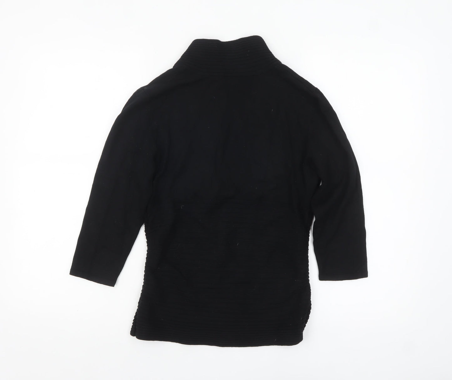 Investments Women’s Black Wrap Knit Jumper Size M