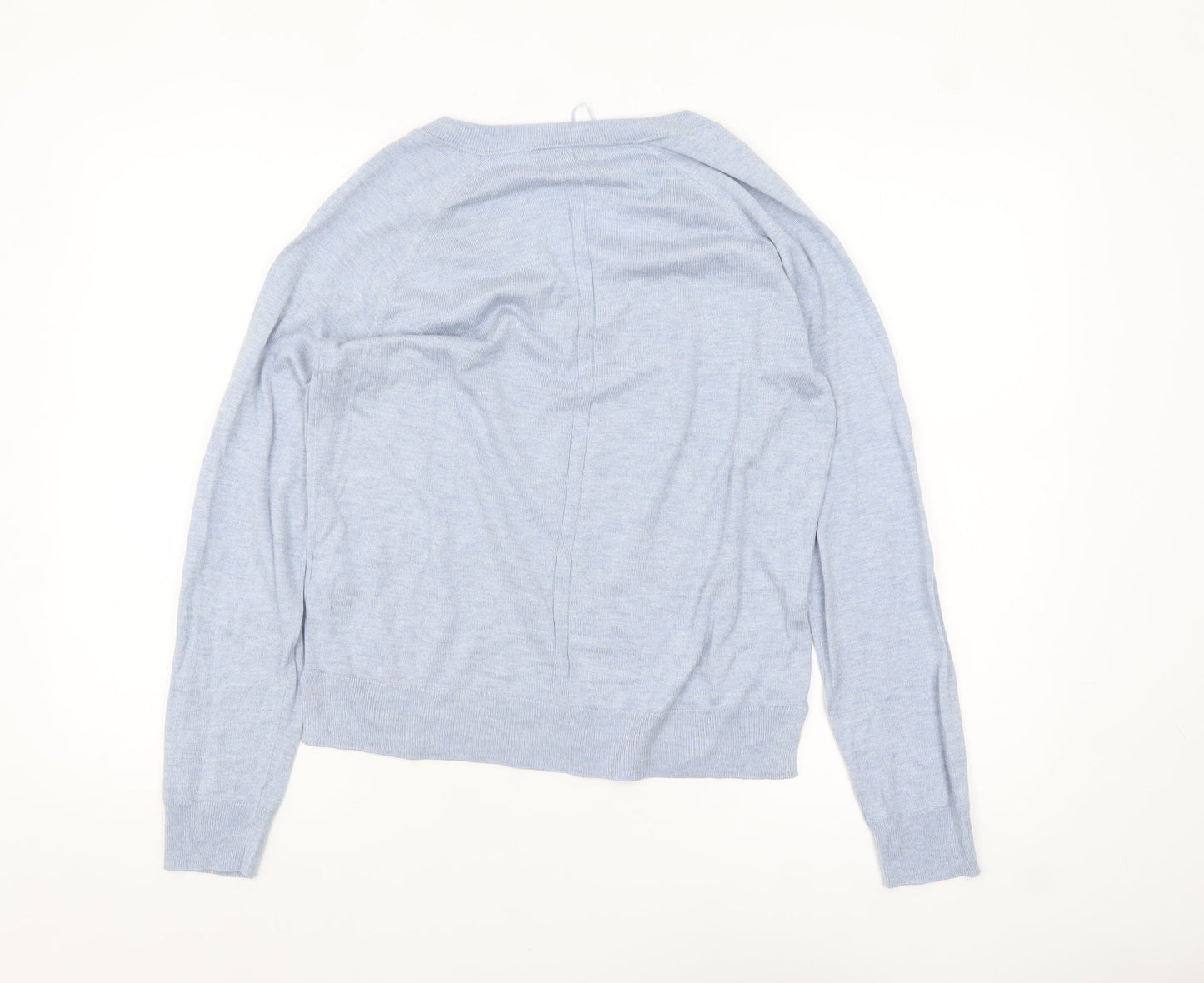 Next Women’s Blue V-Neck Knit Jumper Size 10 Pullover