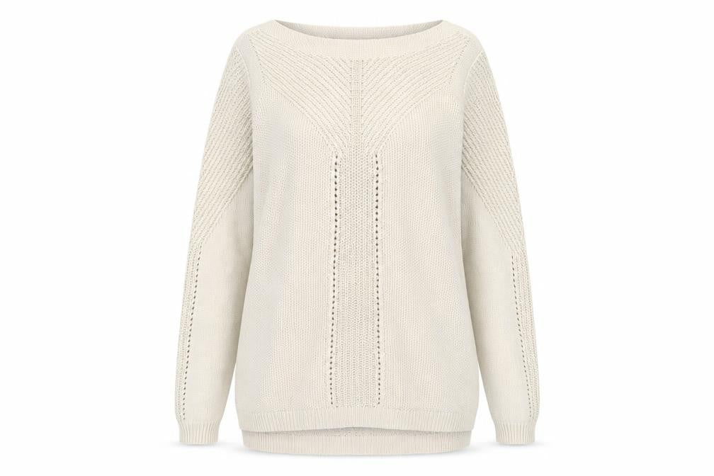 Principles by Ben de Lisi Women’s Beige Cotton Knit Pullover Jumper Size 18