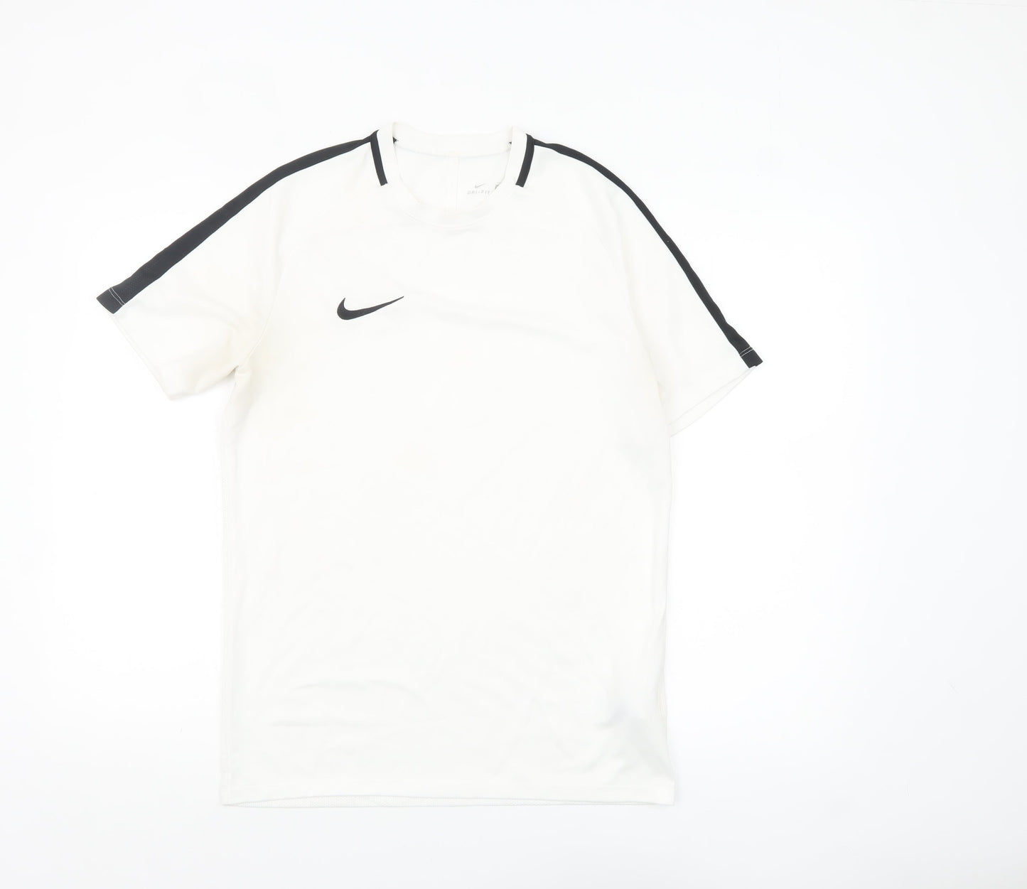 Nike Men's White Dri-Fit Athletic T-Shirt Medium Short Sleeve