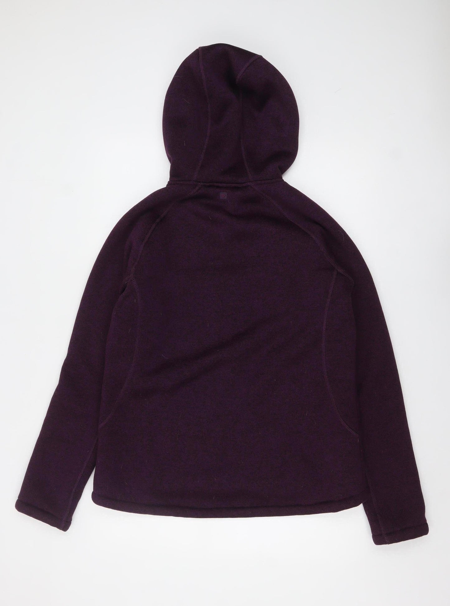 Mountain Warehouse Womens Purple Full Zip Hoodie UK 16 Fleece Lined
