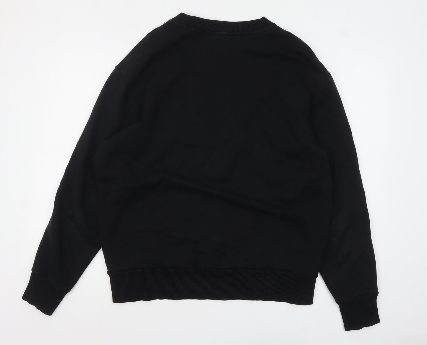 Diesel Men's Black Graphic Logo Pullover Sweatshirt Size M