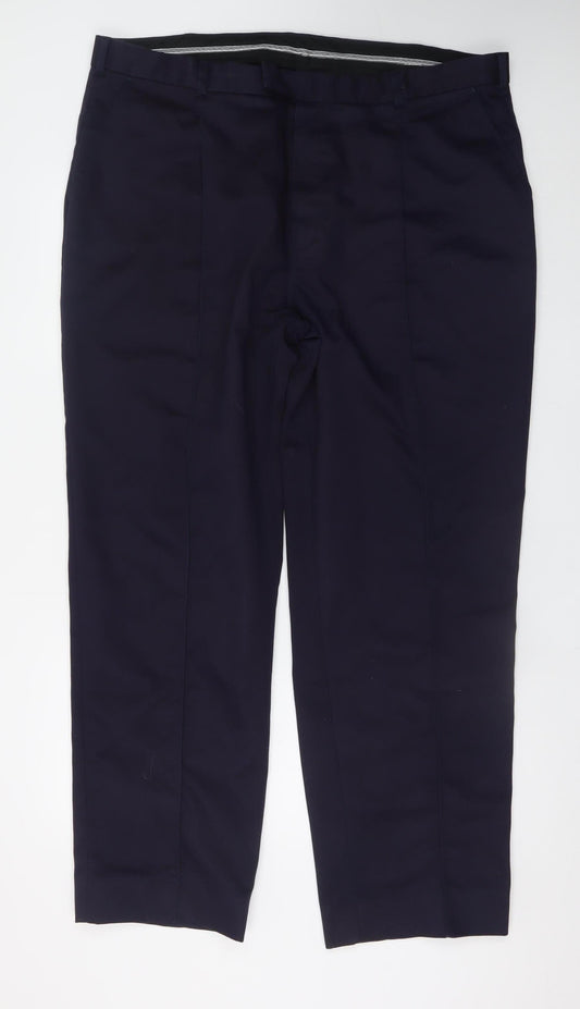 Churchill Workwear Men's Blue 42x31 Regular Fit Work Trousers