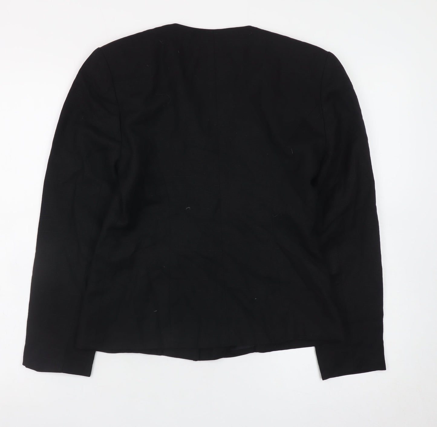 Petite Sophisticate Women's Black Petite Classic Blazer Jacket Size P