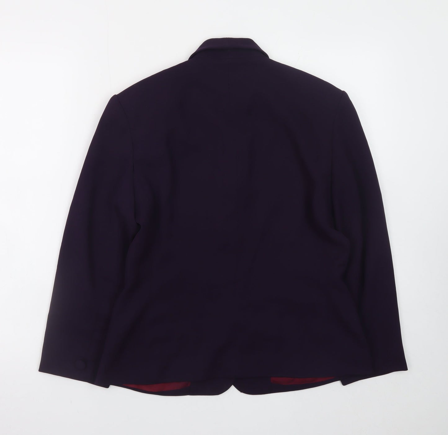 Casual Corner Women's Purple Blazer Size 10 Classic Lined Jacket