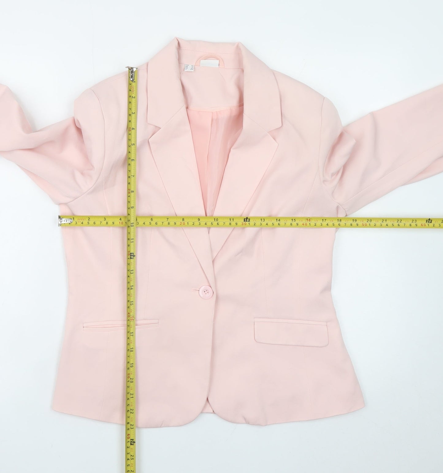 Bodyflirt Women's Pink Blazer Size 12 Classic Lined Jacket