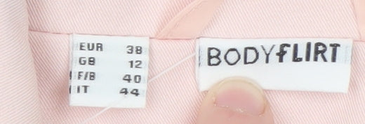 Bodyflirt Women's Pink Blazer Size 12 Classic Lined Jacket