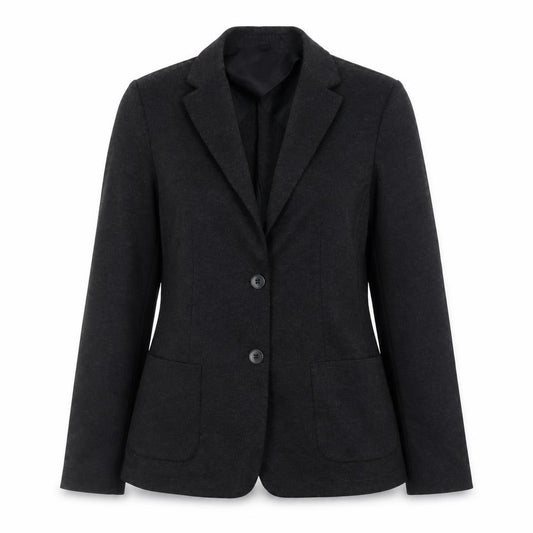 Uniqlo Women's Black L Blazer Jacket Polyester Blend Lined