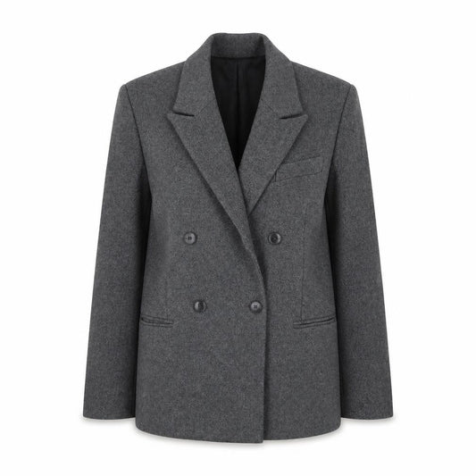Balzac Paris Women’s Grey Wool Blazer Jacket Size 10