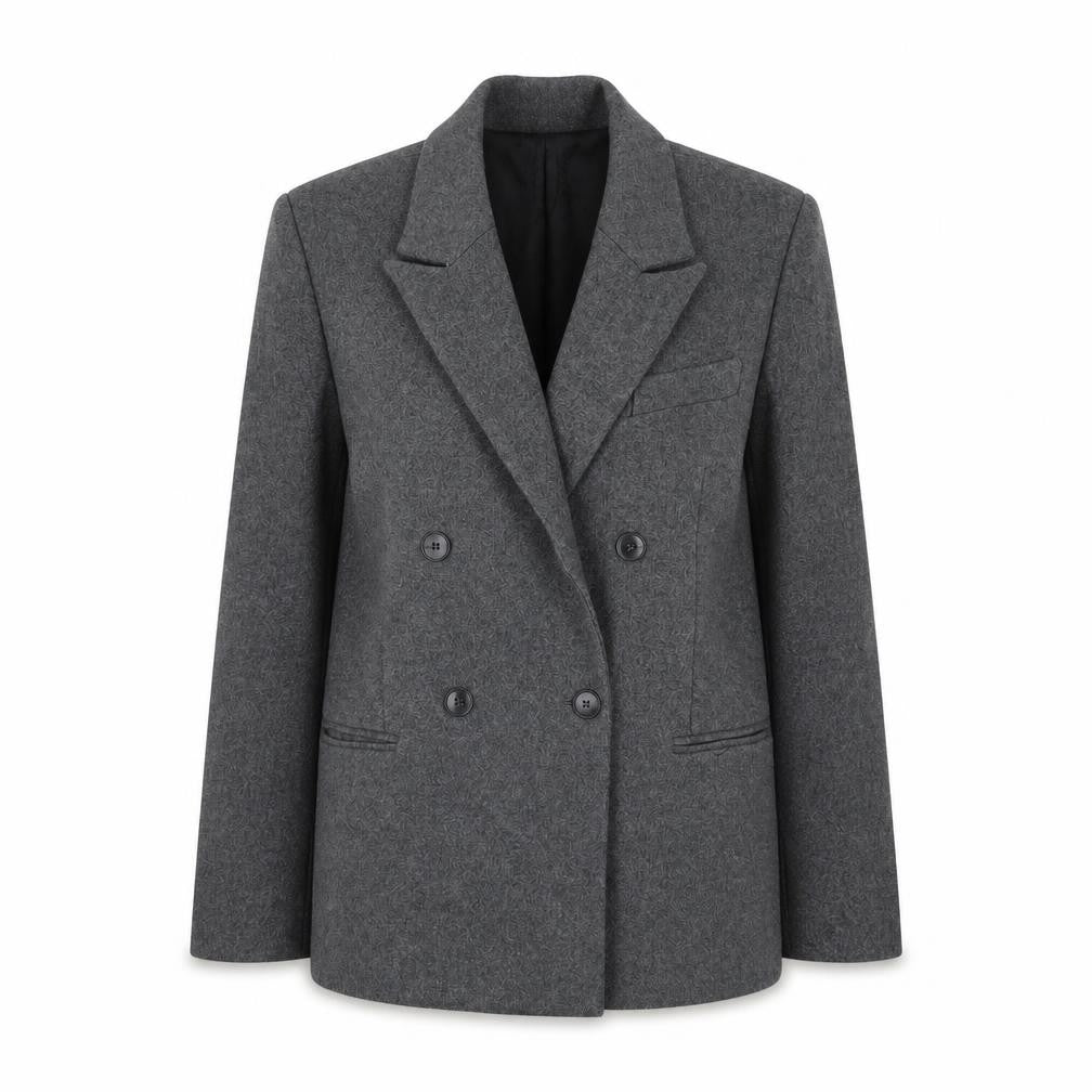Balzac Paris Women’s Grey Wool Blazer Jacket Size 10