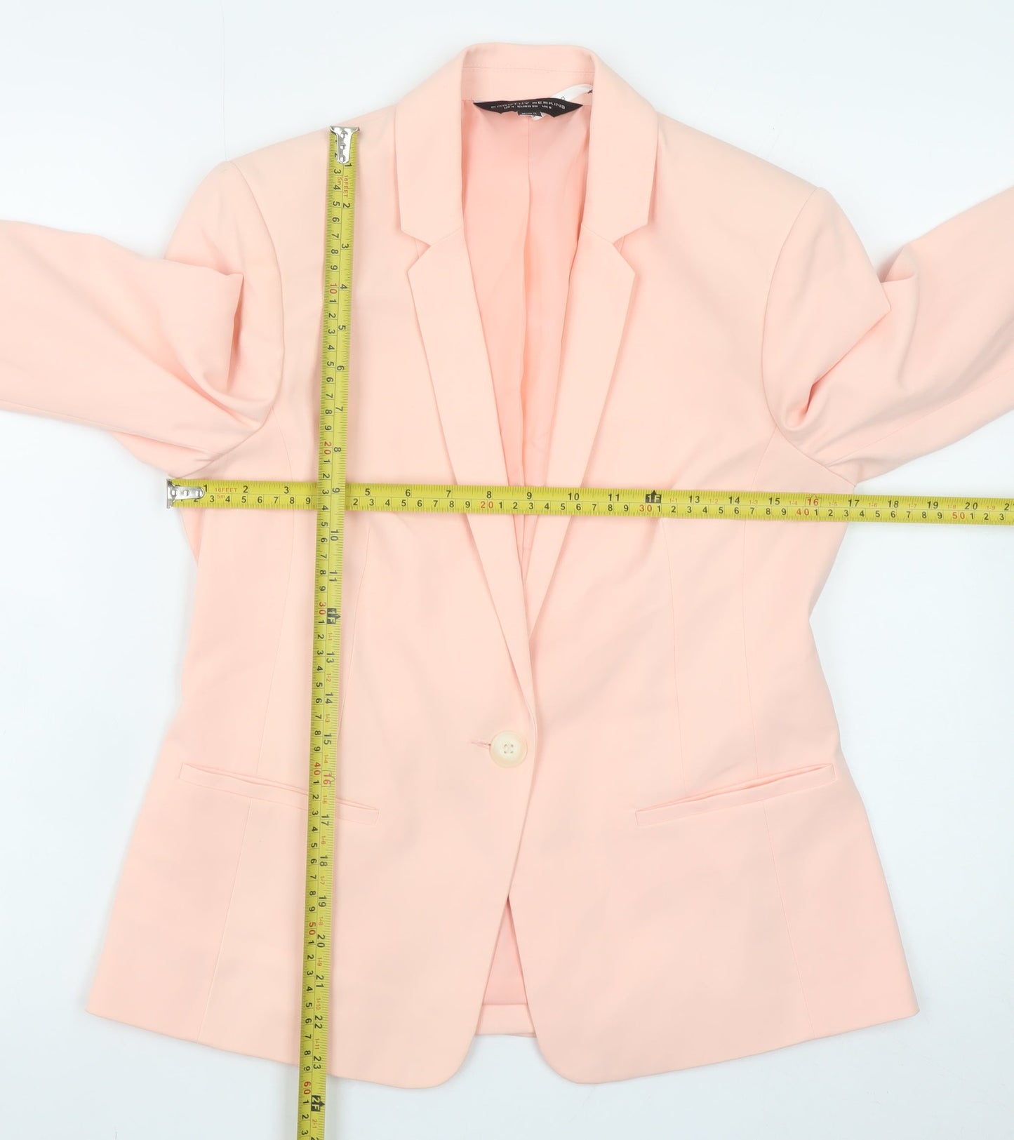 Dorothy Perkins Women’s Pink Blazer Jacket Size 8 Classic Workwear
