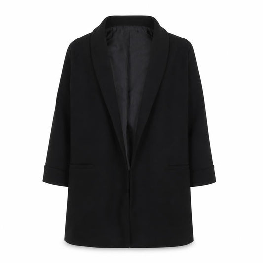 Miss Selfridge Womens Black UK 6 Longline Blazer Coat