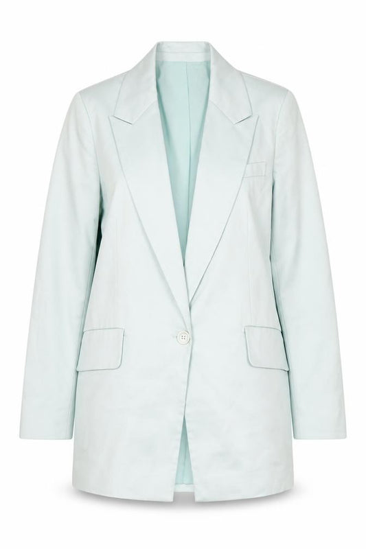 Aligne Women’s Green Blazer Jacket Size 10 Single Breasted Workwear
