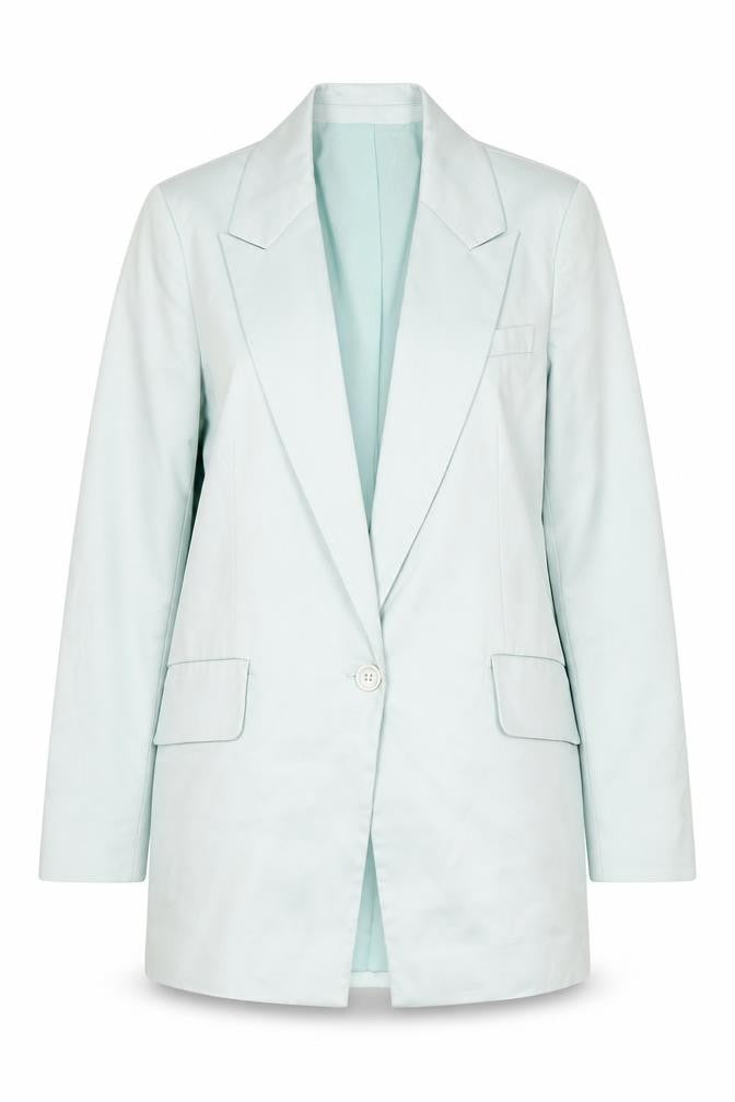 Aligne Women’s Green Blazer Jacket Size 10 Single Breasted Workwear